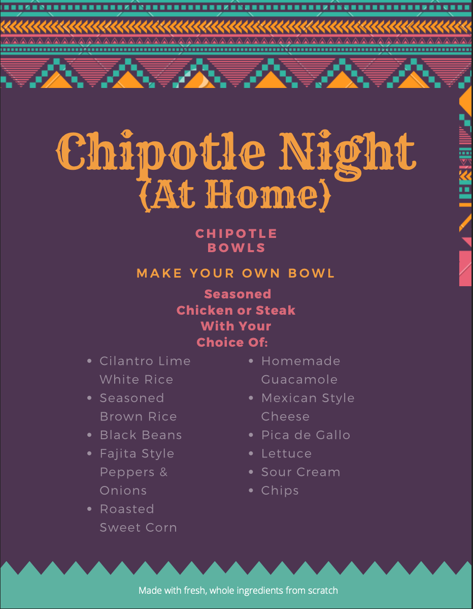 Chipotle Night at Home