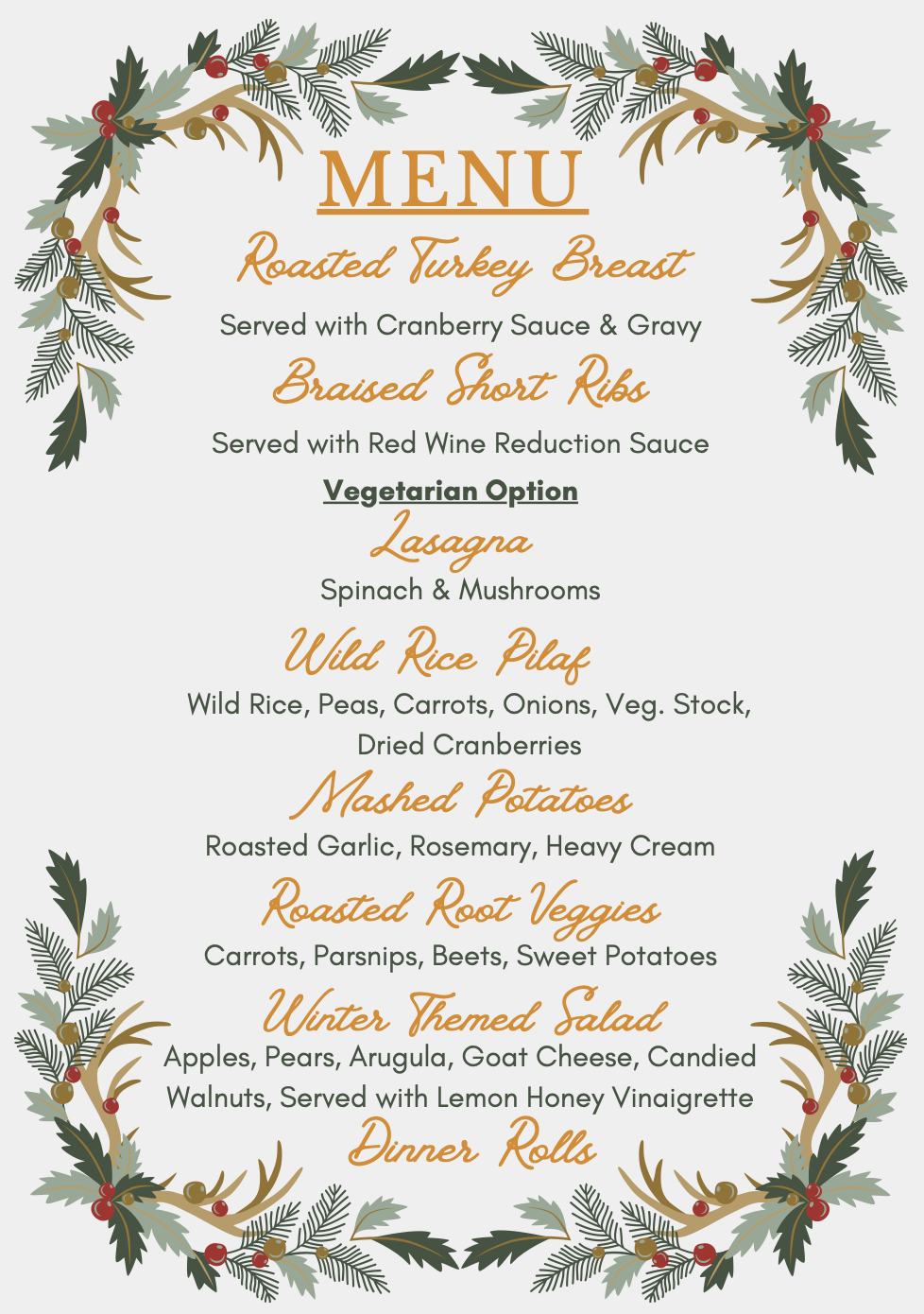 Holiday Celebration Feast